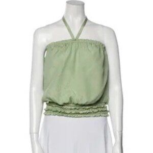 Ramy Brook silk halterneck crop top, size small, excellent condition